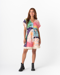 Women's Short Dress Amor Sensible Multicolor