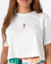 Isleña White Crop Top (Collection "Isleña")