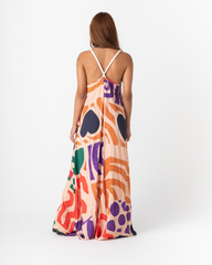 Women's Long Dress Amor Sensible Multicolor