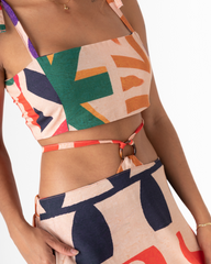 Women's Short Top Amor Sensible Multicolor