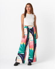 Women's Isleña Pura Multicolor Pants (Nautical Fabric)