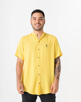 Men's Taxi Driver Mao Collar Shirt (Chalis)