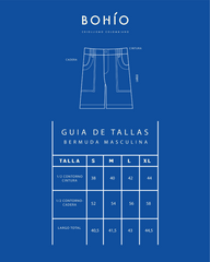 Bermuda Hombre Bohio Terracota (Corduroy)