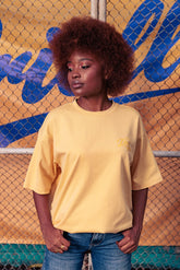Unisex Basic Criollo Football Yellow T-Shirt