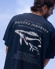 Camiseta Unisex Oversize Diving Life X Bohio Azul Oscuro (Algodón 320 Gr) 2025