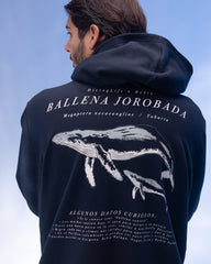 Hoodie Unisex Diving Life X Bohio Azul Oscuro (Algodón 100%) 2025