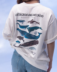 Camiseta Unisex Oversize Diving Life X Bohio Crudo (Algodón 320 Gr) 2025