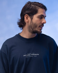 Camiseta Unisex Oversize Diving Life X Bohio Azul Oscuro (Algodón 320 Gr) 2025