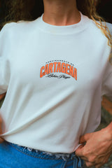 Unisex Raw Cotton Mid-Oversized Cartagena Cities T-Shirt (250 gsm)