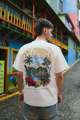 Unisex Raw Cotton Mid-Oversized Medellín Cities T-Shirt (250 gsm)