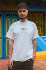 Unisex Raw Cotton Mid-Oversized Cali Cities T-Shirt (250 gsm)