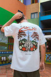 Unisex Raw Cotton Mid-Oversized Cali Cities T-Shirt (250 gsm)