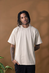 Camiseta Oversize Beige 270 gr
