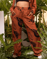 Women's Metamorphosis Terracotta Pants (Rayon)