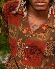 Men's Metamorphosis Bugs Shirt (Rayon)