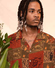 Men's Metamorphosis Bugs Shirt (Rayon)