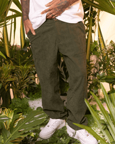 Unisex Military Green Corduroy Pants
