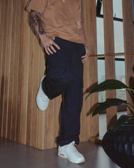 Unisex Renacer Black Cargo Pants (Polyester)