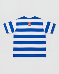 Unisex Blue Striped Bohío Oversized T-Shirt