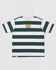 Unisex Green Striped Bohío Oversized T-Shirt