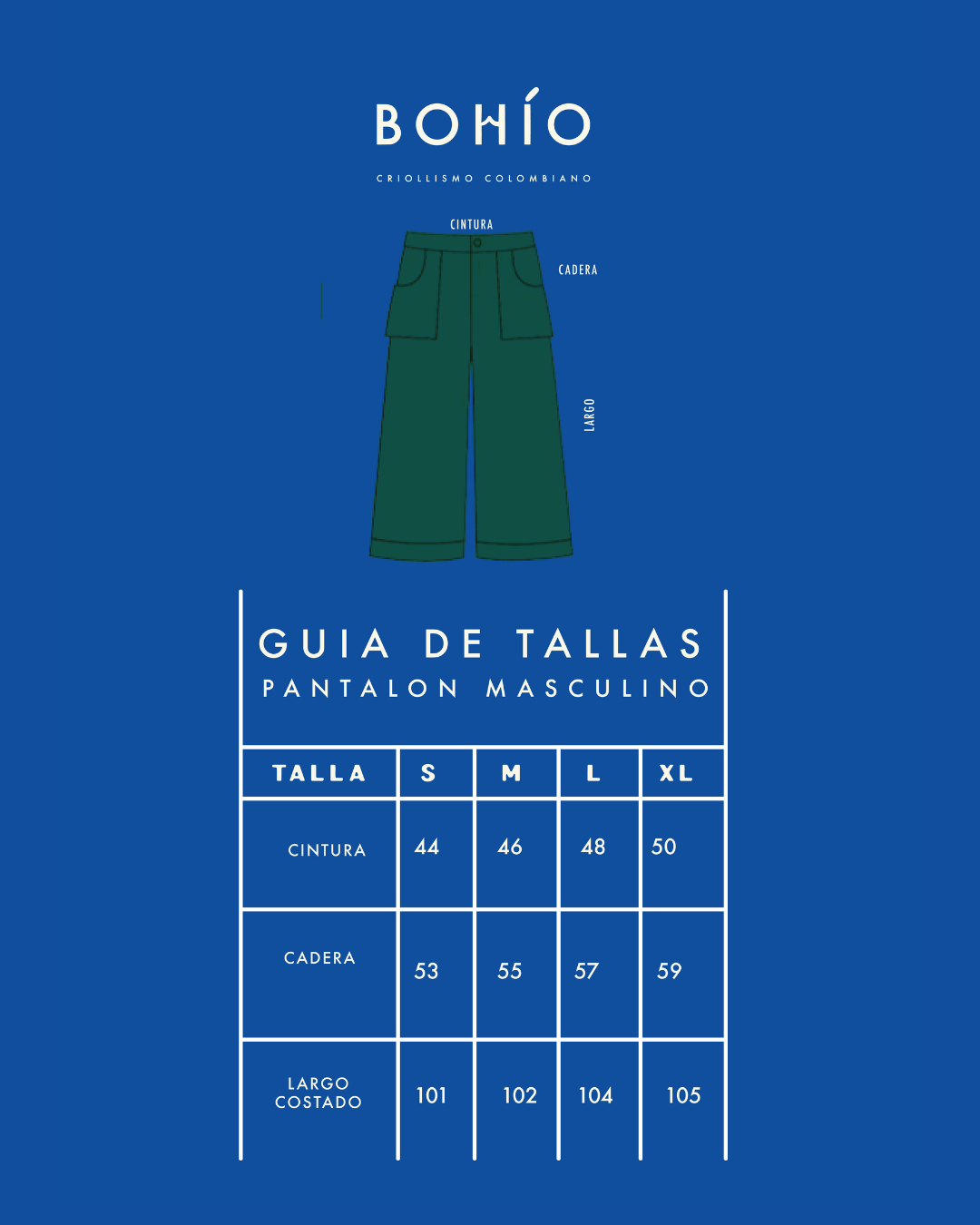 Pantalón Unisex Verde Militar (Velours côtelé)