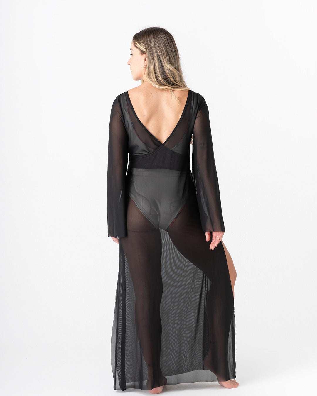 Sortie de bain femme noire