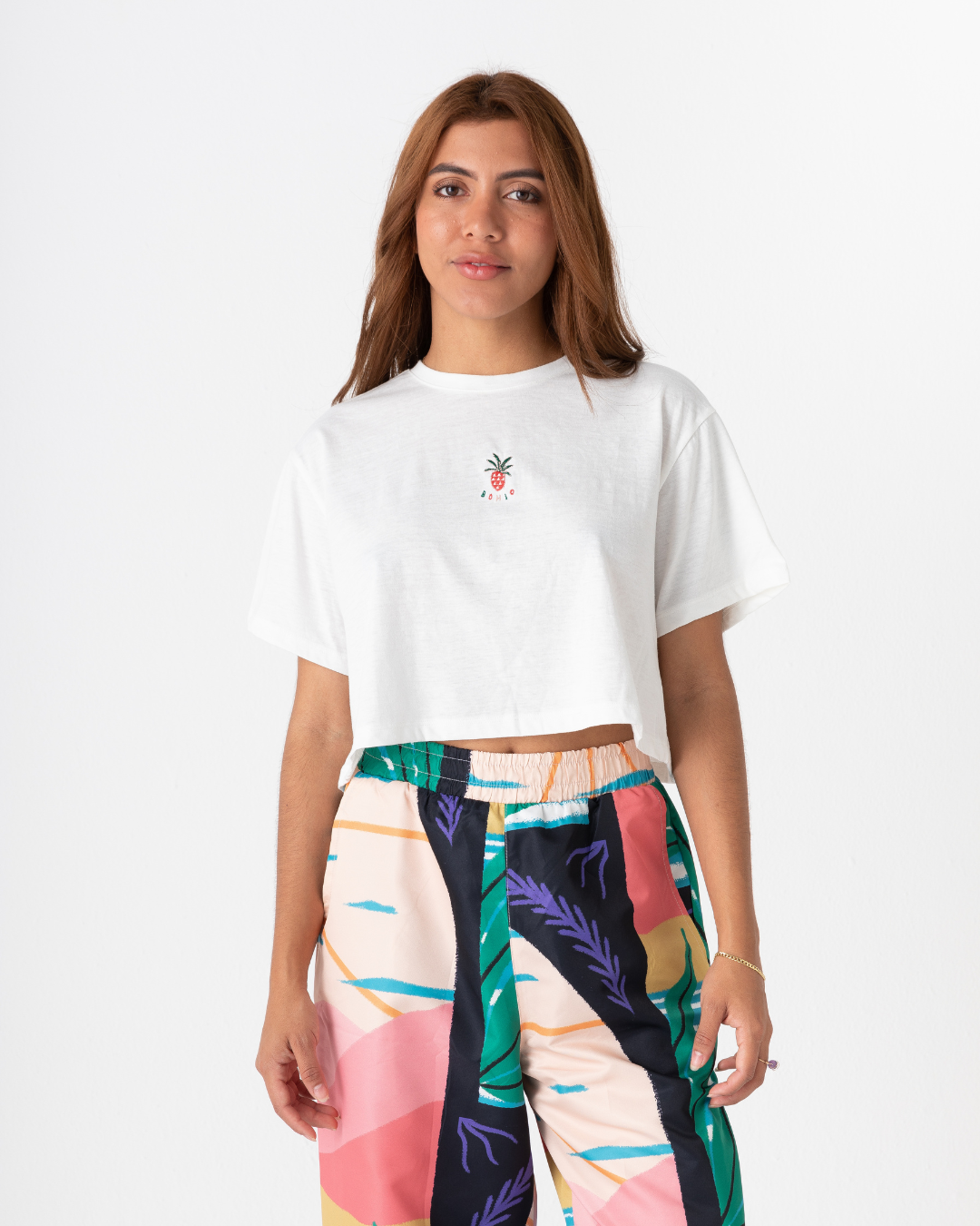 Isleña White Crop Top (Collection "Isleña")