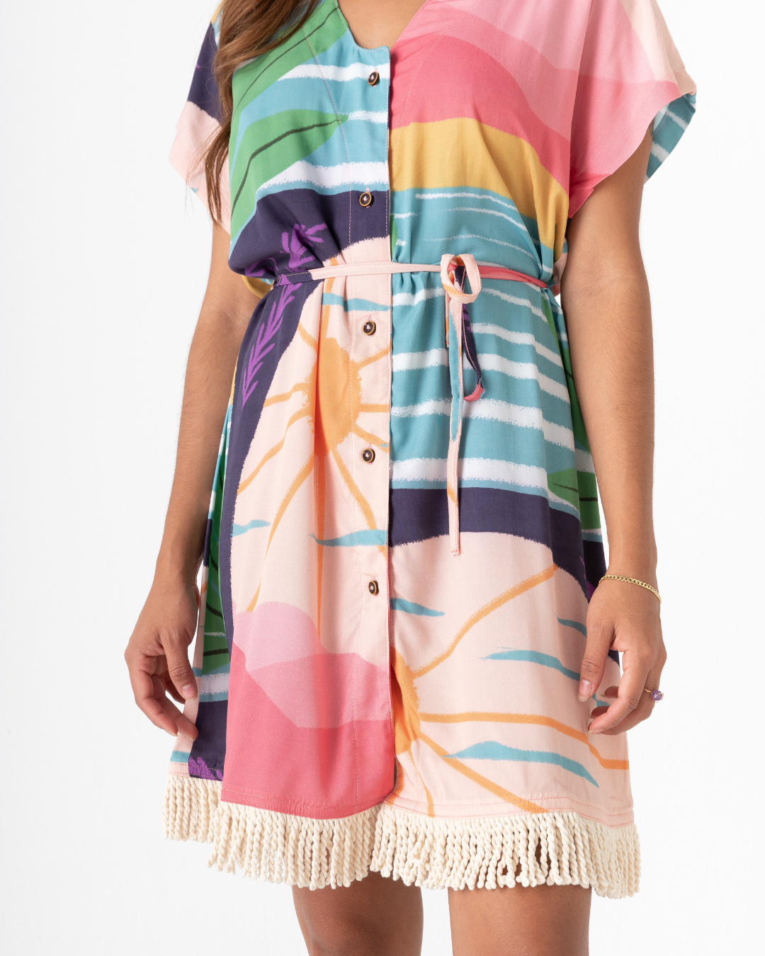 Women's Short Dress Amor Sensible Multicolor