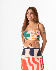 Women's Short Top Amor Sensible Multicolor