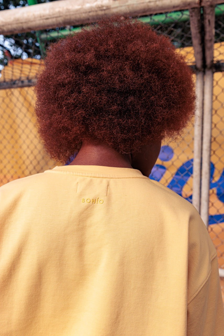 Unisex Basic Criollo Football Yellow T-Shirt