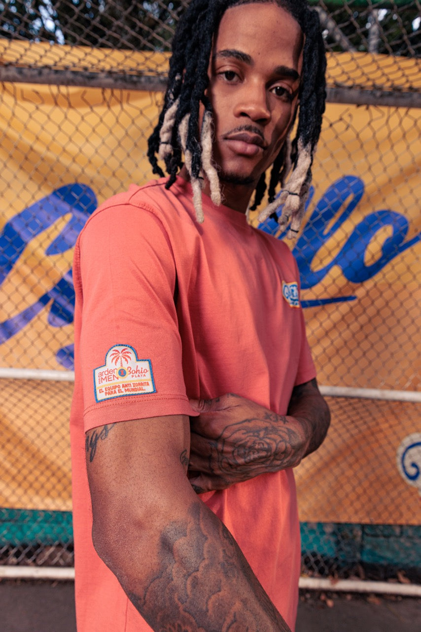 Unisex Criollo Football Pastel Palm Tree T-Shirt