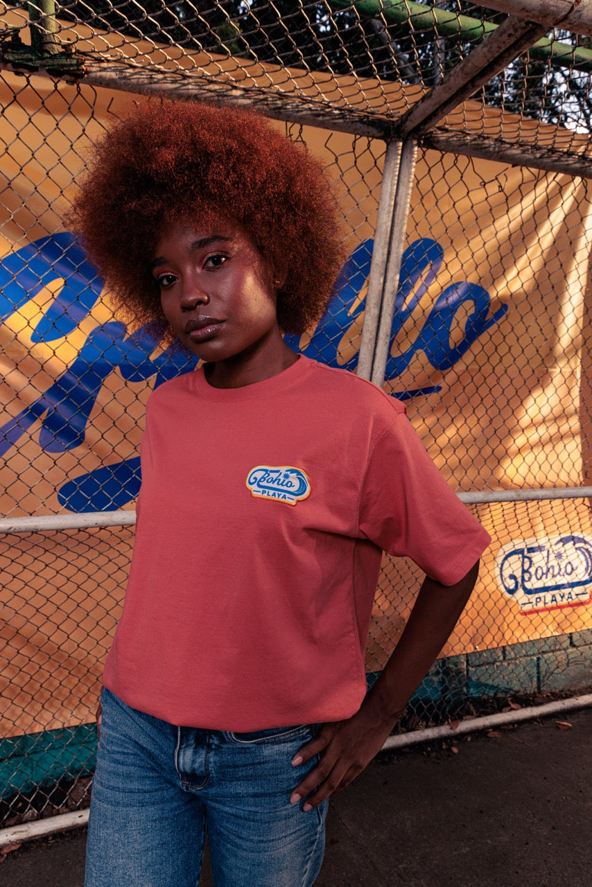 Unisex Criollo Football Pastel Palm Tree T-Shirt