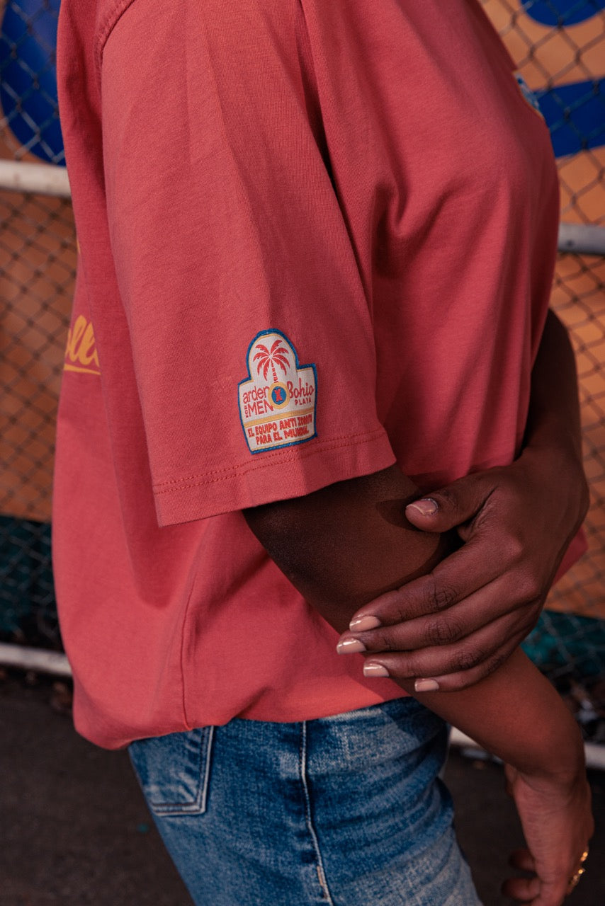 Unisex Criollo Football Pastel Palm Tree T-Shirt