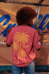 Unisex Criollo Football Pastel Palm Tree T-Shirt