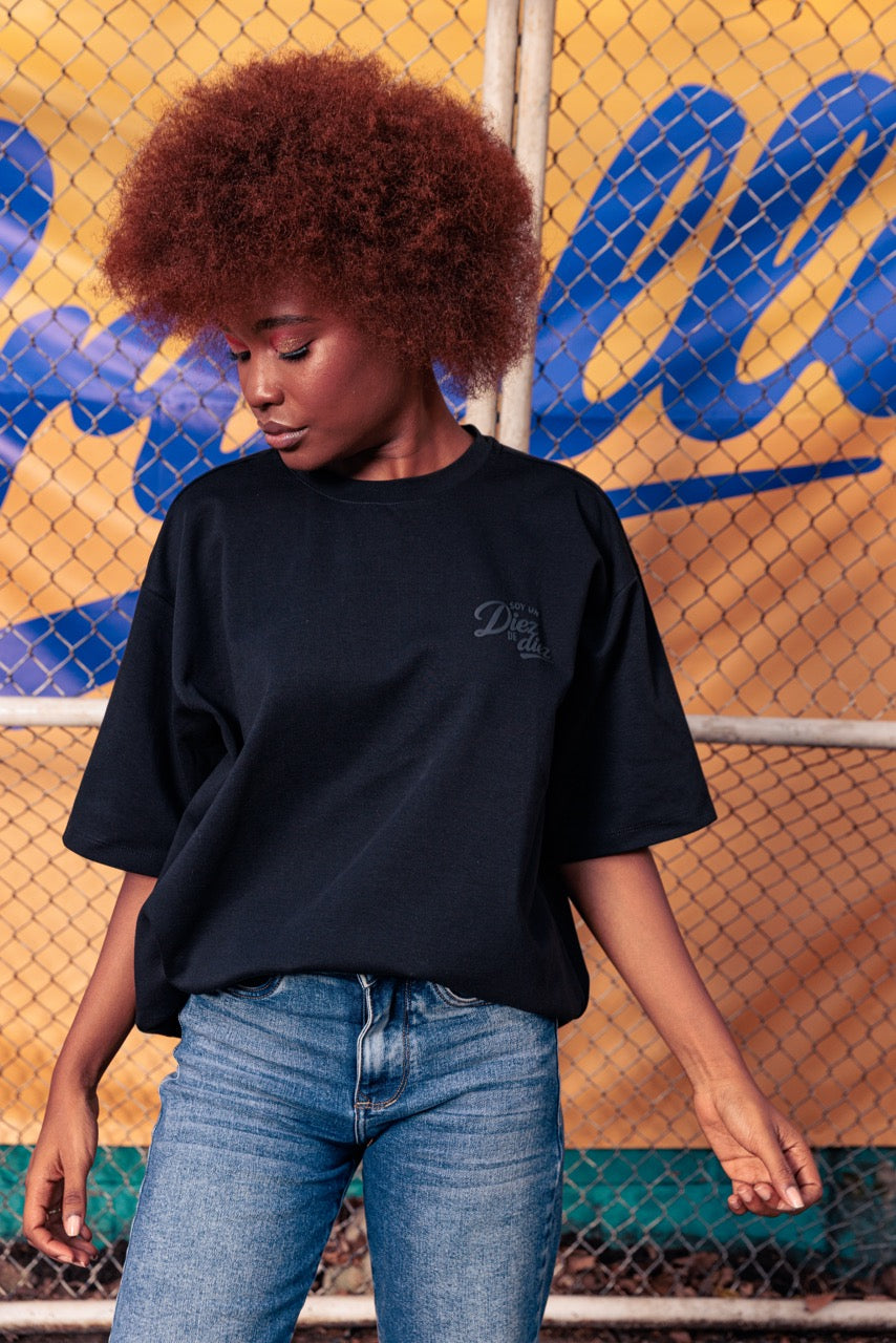Unisex Basic Criollo Football Black T-Shirt