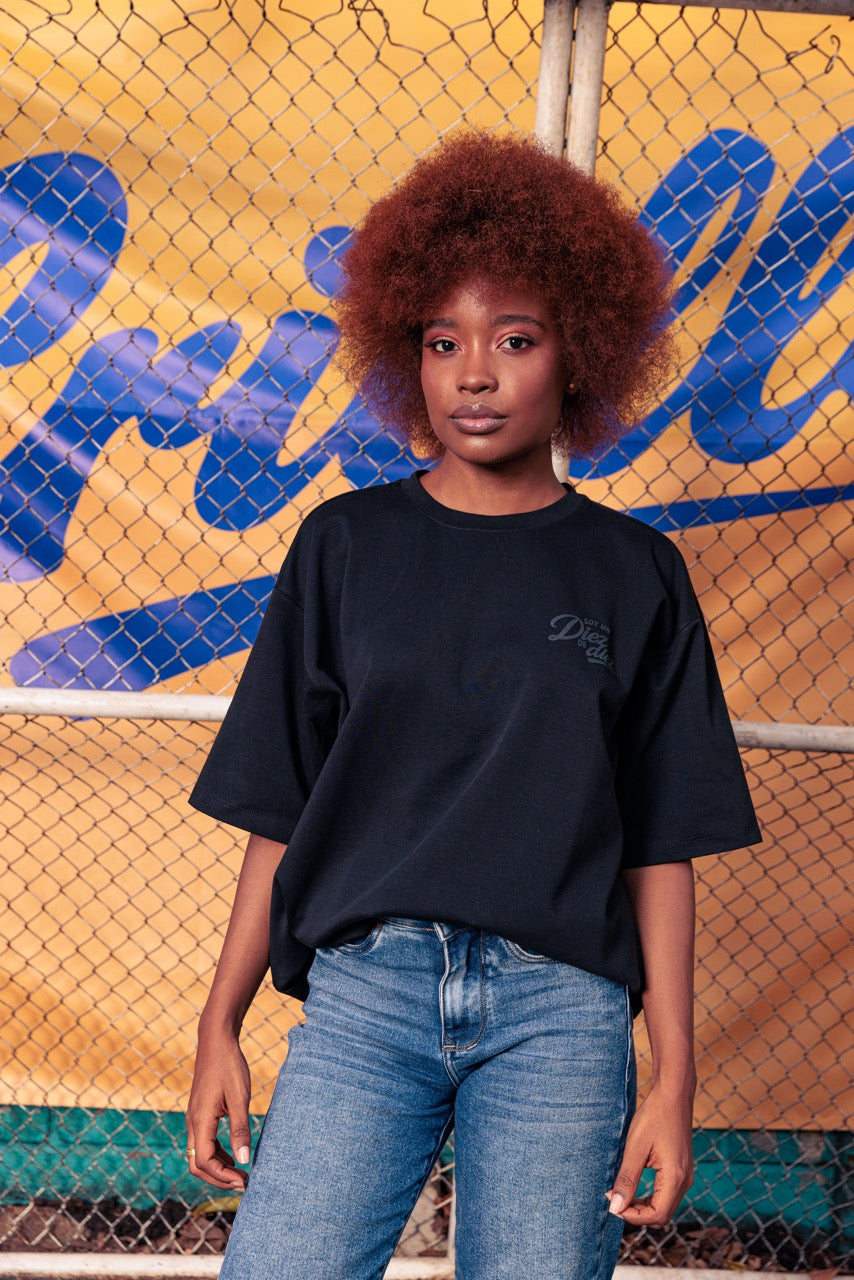Unisex Basic Criollo Football Black T-Shirt