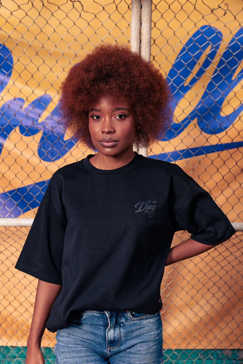 Unisex Basic Criollo Football Black T-Shirt