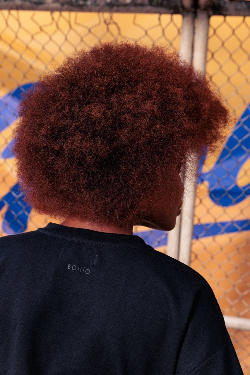 Unisex Basic Criollo Football Black T-Shirt
