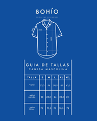 Chemise homme Metamorfosis Bichos (Rayón)