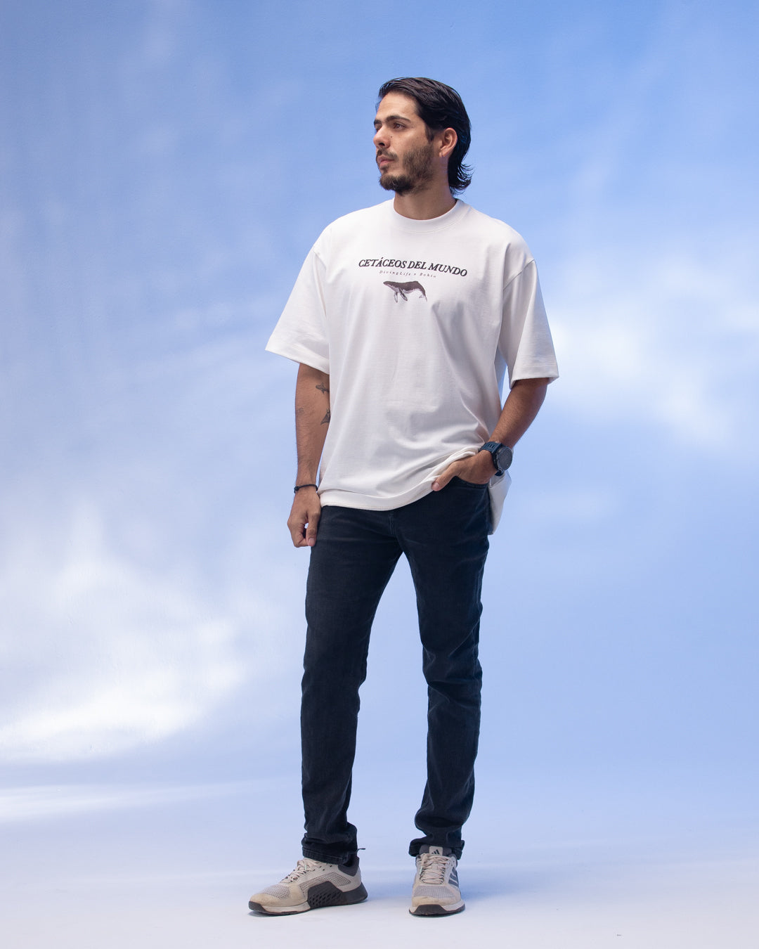 Camiseta Unisex Oversize Diving Life X Bohio Crudo (Algodón 320 Gr) 2025