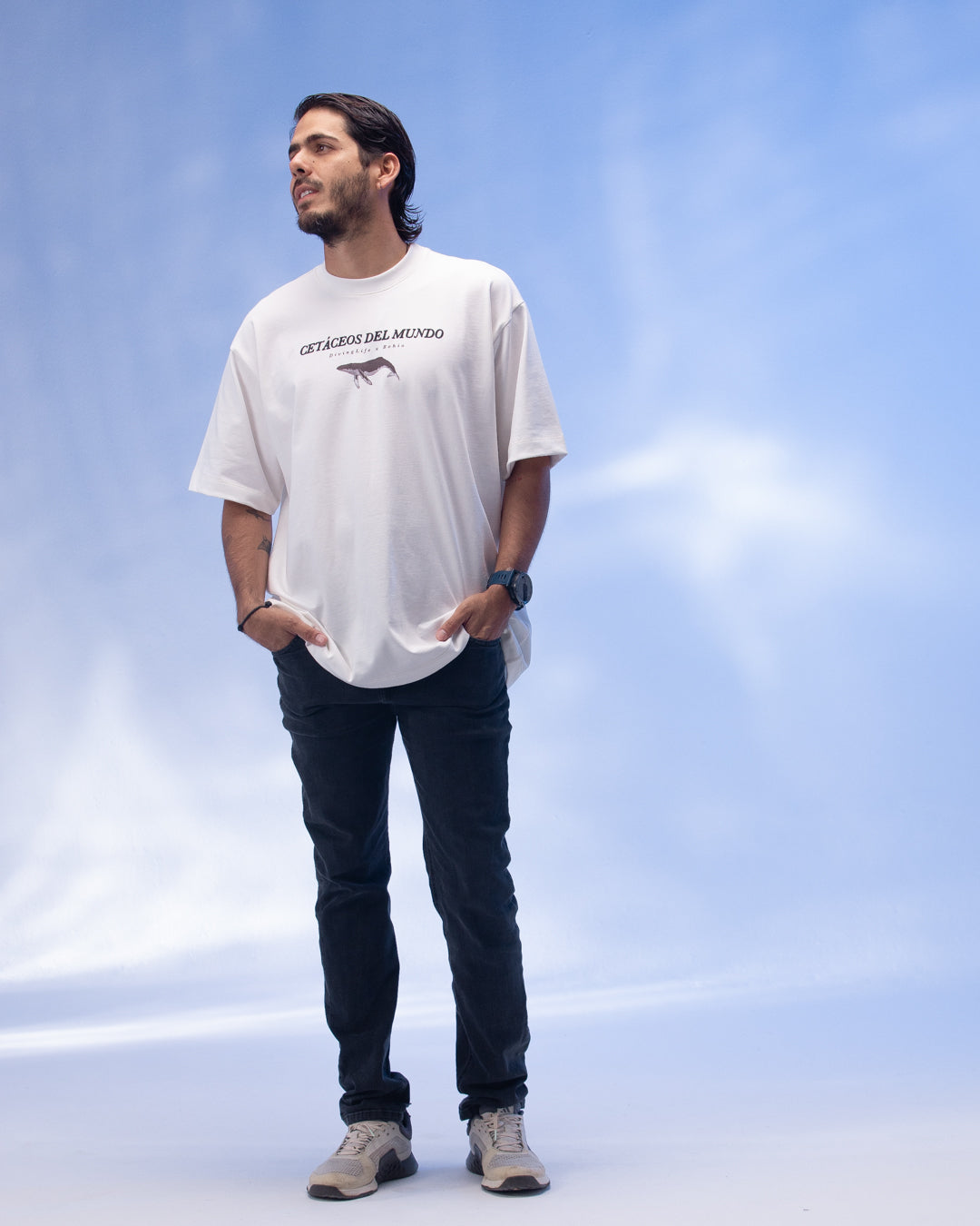Camiseta Unisex Oversize Diving Life X Bohio Crudo (Algodón 320 Gr) 2025