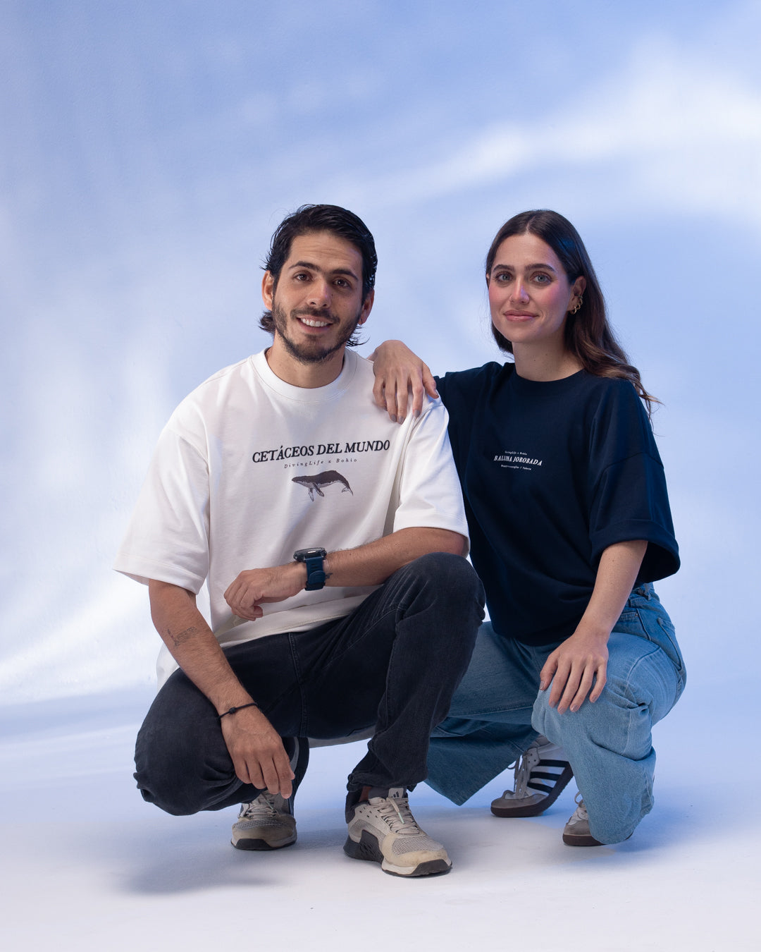 Camiseta Unisex Oversize Diving Life X Bohio Crudo (Algodón 320 Gr) 2025