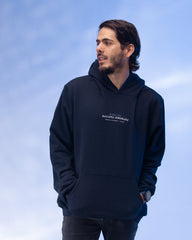 Hoodie Unisex Diving Life X Bohio Azul Oscuro (Algodón 100%)  2025