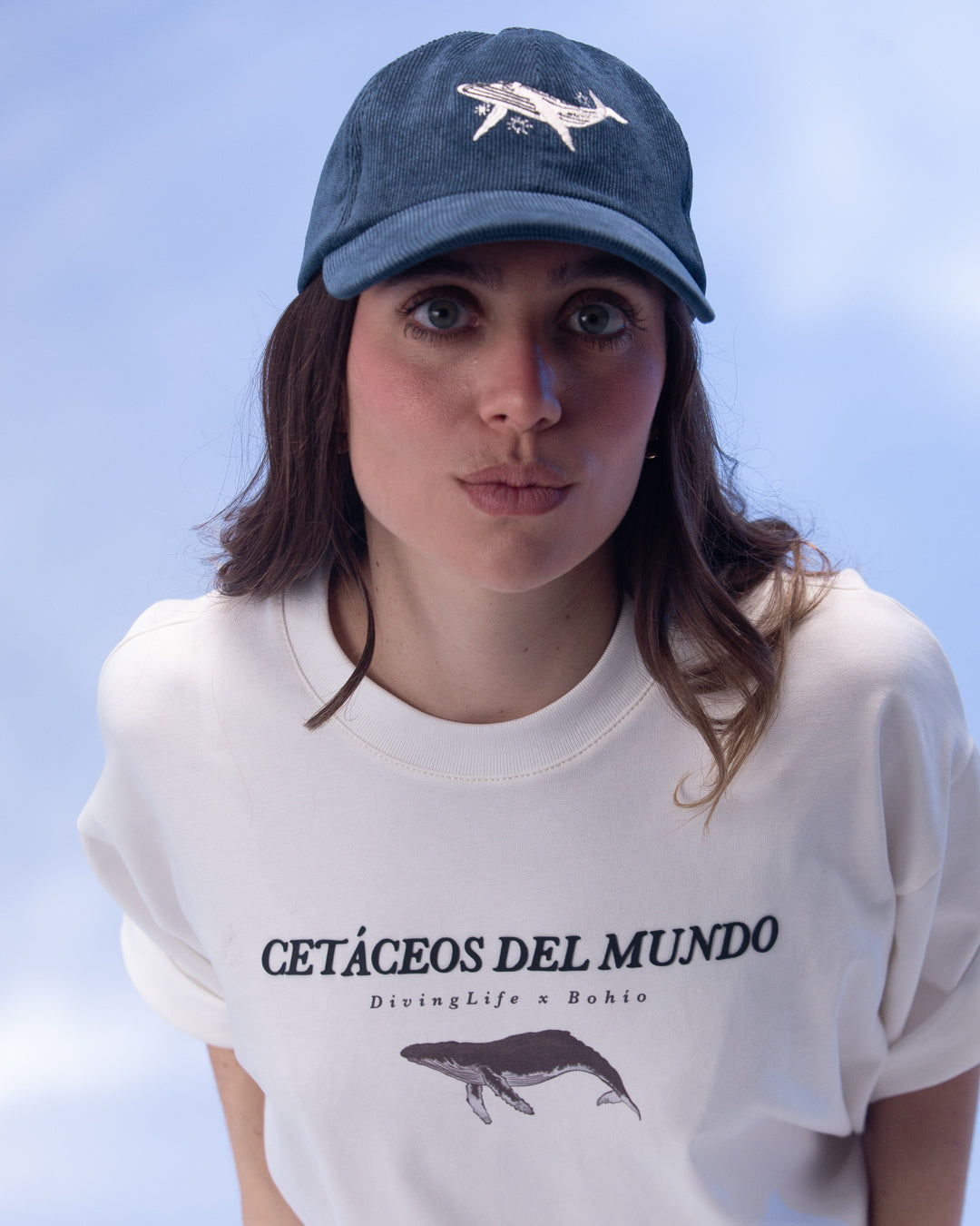 Camiseta Unisex Oversize Diving Life X Bohio Crudo (Algodón 320 Gr) 2025