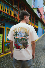 Unisex Raw Cotton Mid-Oversized Medellín Cities T-Shirt (250 gsm)