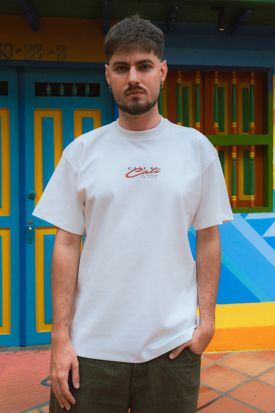 Unisex Raw Cotton Mid-Oversized Cali Cities T-Shirt (250 gsm)