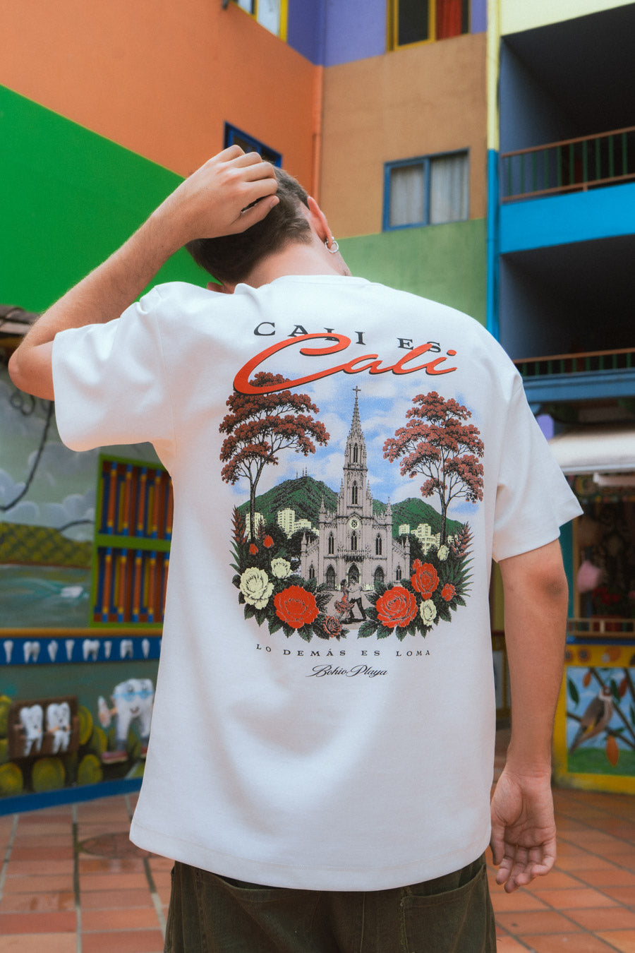 Unisex Raw Cotton Mid-Oversized Cali Cities T-Shirt (250 gsm)