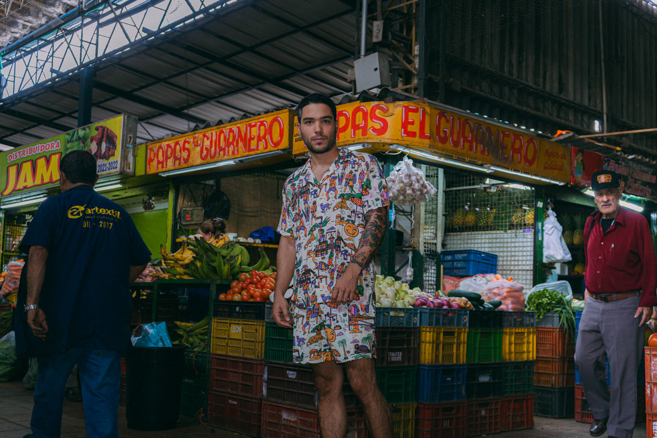 Camisa Hombre Joyas 2 Casa Del Ritmo (Rayón)