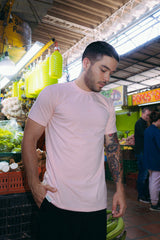 Camiseta Unisex Regular Rosa Bohío (Algodón 160 Gr)