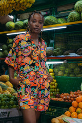 Short Unisex Joyas 2 Frutica Del Caribe (Rayón)